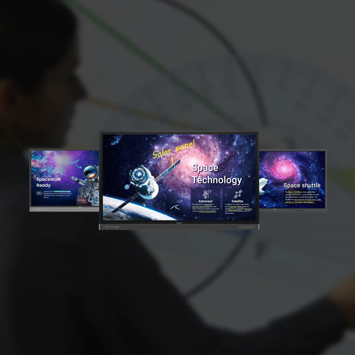 BenQ Interactive Smart Board for Teaching
