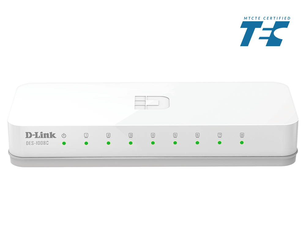 D-Link D-Link DES-1008C 8-Port Fast Ethernet Switch