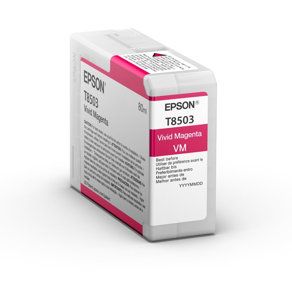 Epson SC-T3270/5270/7270 Vivid Magenta 80 ml Ink Cartridge