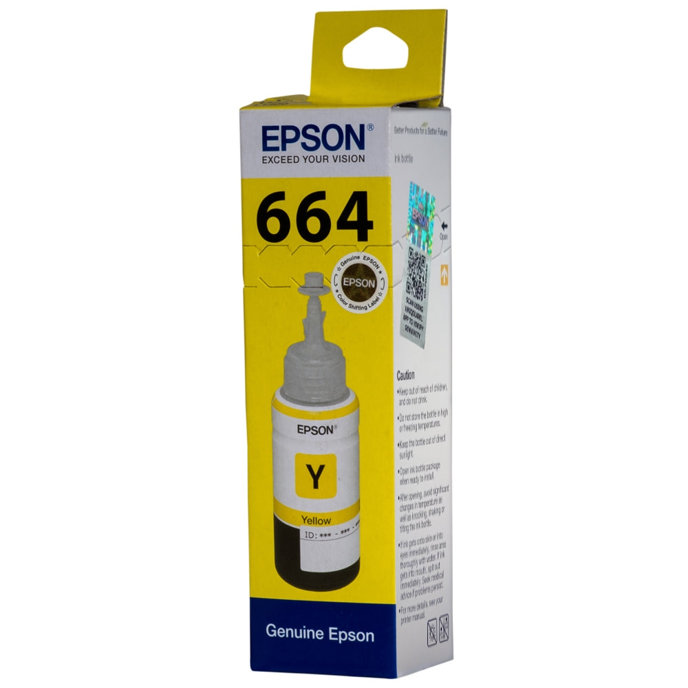 Epson Yellow 70 ml Ink Bottle T6644 - 664