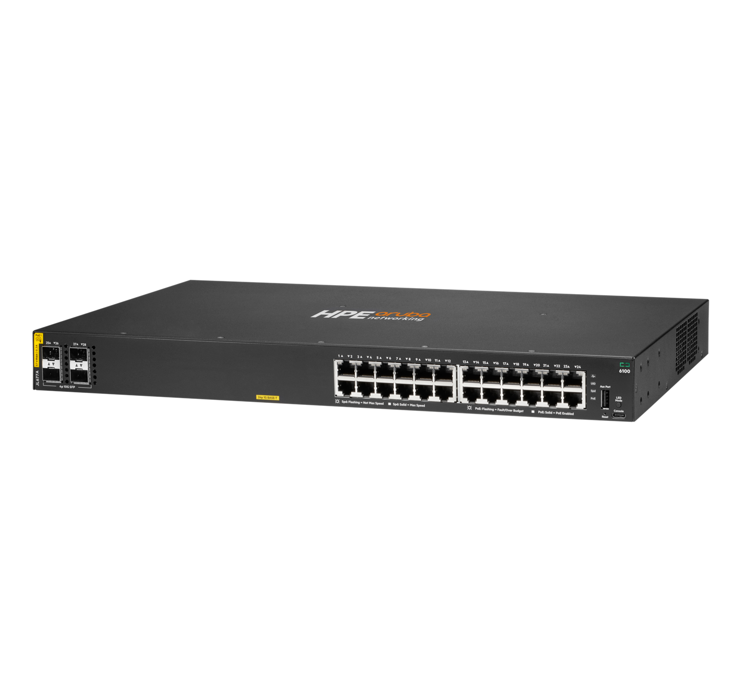 HPE Aruba CX 6100 24G 4SFP+ Switch